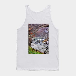 The old bridge and the waterfall Tank Top